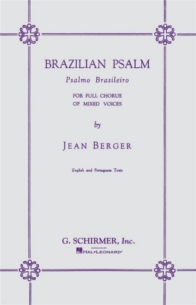 Brazilian Psalm for mixed chorus a cappella score (en/por)