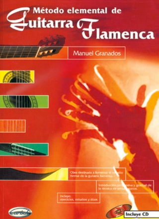 Mtodo elemental de Guitarra Flamenca (+CD) para guitarra/tablatura (sp)
