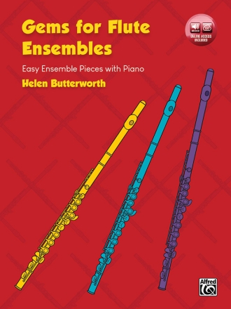 Gems (+CD) for flute ensemble and piano score and flute score (for copying)