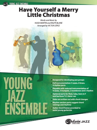 Have yourself a merry little Christmas: for jazz ensemble score and parts
