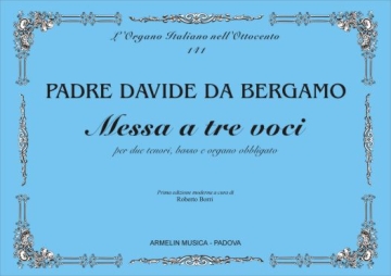 Messa a tre voci per 2 tenori, basso e organo partitura