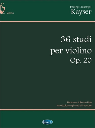 36 Studi op.20 per violino