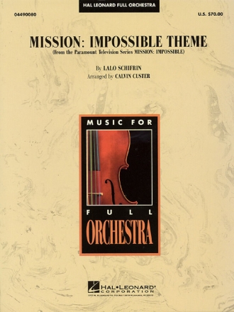 Mission impossible: for orchestra score