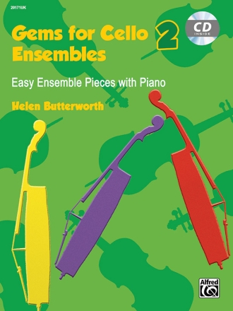Gems for Cello Ensemble vol.2 (+CD) for 2-4 cellos (ensemble) and piano score and cello scores
