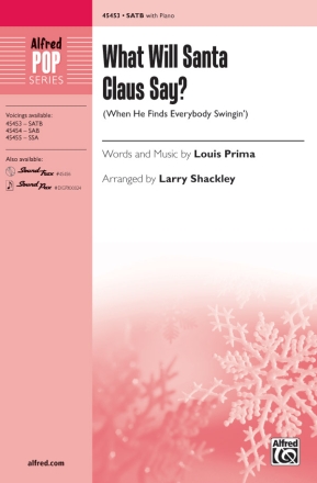 What will Santa Claus say for mixed chorus and piano score