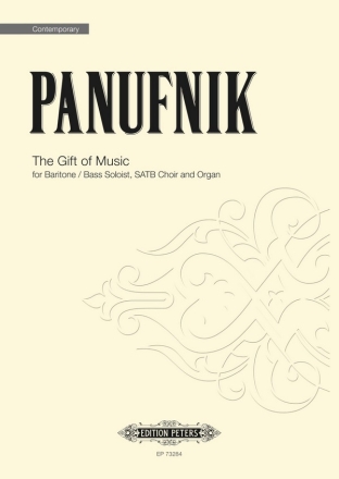 The Gift of Music for baritone/bass soloist, mixed chorus and organ score (en)