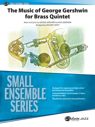 The Music of George Gershwin for brass quintet score and parts