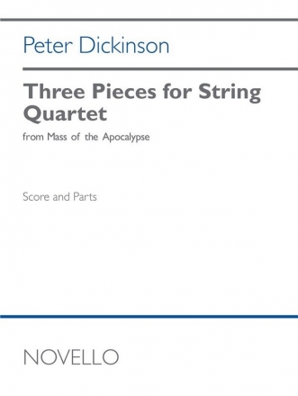 Peter Dickinson, Three Pieces for String Quartet String Quartet Set