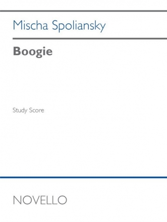 Mischa Spoliansky, Boogie Orchestra Studienpartitur