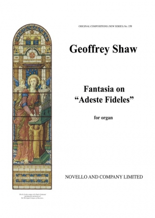 Geoffrey Shaw, Adeste Fideles for Organ Orgel Buch