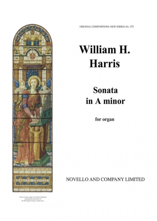 Sir William Henry Harris, Sonata In A Minor Orgel Buch