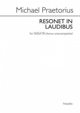 Michael Praetorius, Resonet In Laudibus SATB Klavierauszug