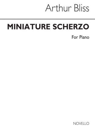 Arthur Bliss, Miniature Scherzo Klavier Buch