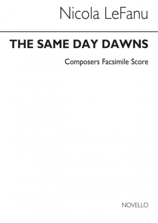 Nicola LeFanu, Same Day Dawns Soprano Chamber Group Studienpartitur