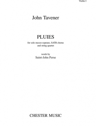 John Tavener: Pluies (Parts) String Quartet Parts