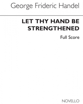 Donald Burrows_Georg Friedrich Hndel, Let Thy Hand Be Strengthened (E Orchestra SATB Buch