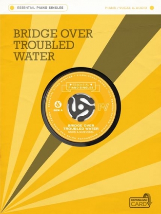 Bridge over troubled Water (+Download-Card) for  piano/vocal/audio