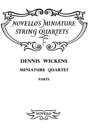 Dennis Wickens, Miniature Quartet Parts String Instruments Buch