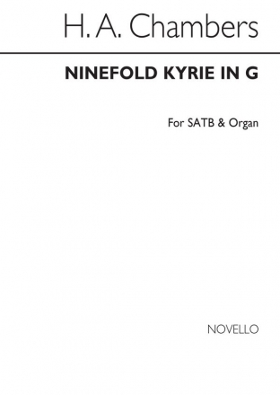 H.A. Chambers, Ninefold Kyrie In G SATB and Organ Chorpartitur