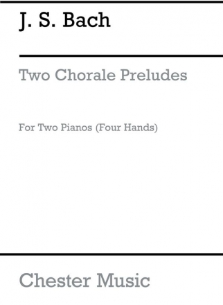 2 Choral Preludes for Two Pianos for 2 pianos (four hands) set of 2 parts