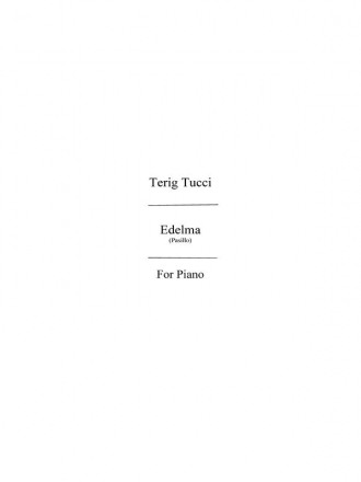 Tucci, T Edelma Pasillo (Helyer) Pf Piano Special Order Edition / Verlagskopie