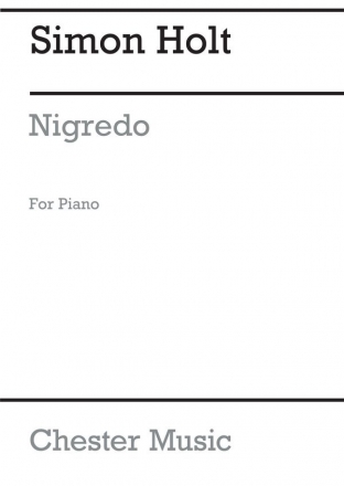 Simon Holt: Nigredo Piano Solo Piano Instrumental Work