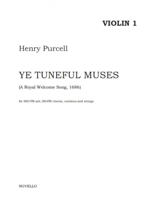 Ye Tuneful Muses, Raise Your Heads for soli, mixed choir (SSATB), continuo and strings set of parts