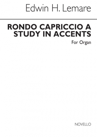 Edwin Lemare, Rondo Capriccio 'A Study In Accents' Orgel Buch