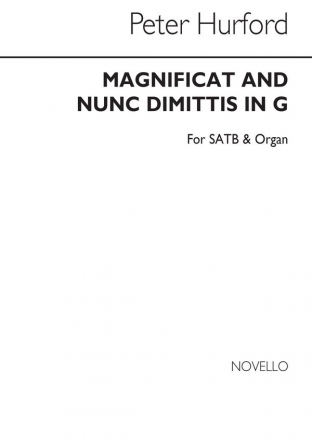 Peter Hurford, Magnificat And Nunc Dimittis In G SATB Chorpartitur