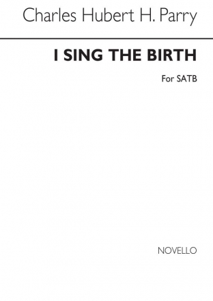 I Sing The Birth SATB Chorpartitur