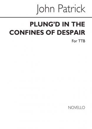 Henry Purcell, Plung'd In The Confines Of Despair TTBB Chorpartitur