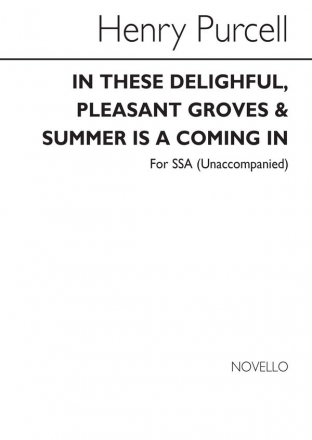Henry Purcell, In These Delightful/Summer Is A Coming SSA Chorpartitur