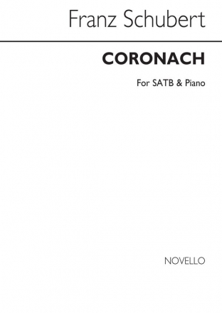 Franz Schubert, Coronach SSA and Piano Chorpartitur