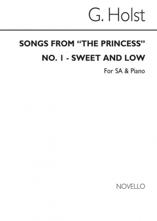 Gustav Holst, Sweet And Low for SA and Piano 2-Part Choir Chorpartitur