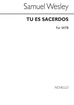 Samuel Wesley, Es Sacerdos SATB Chorpartitur