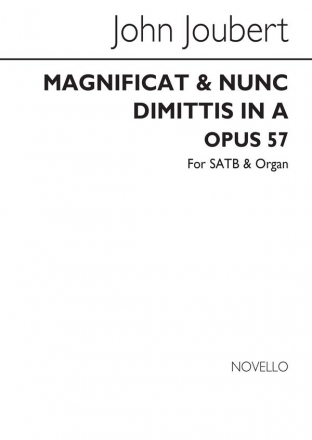 John Joubert, Magnificat And Nunc Dimitis In A Op.57 SATB and Organ Buch