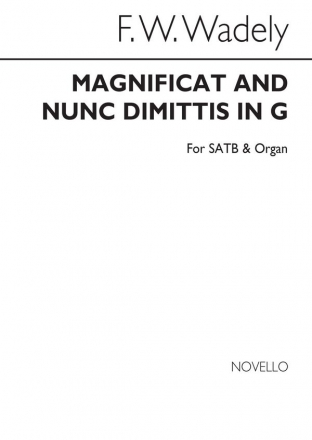 Frederick W. Wadely, Magnificat And Nunc Dimittis SATB Chorpartitur