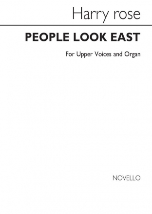 People Look East SSA Organ Accompaniment Chorpartitur