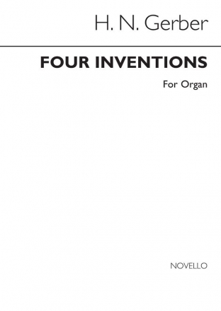 Heinrich Nicolaus Gerber, Four Inventions For Organ Orgel Buch