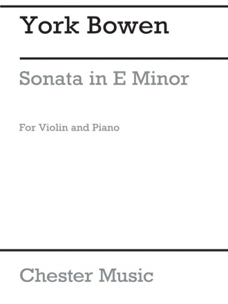 Sonata in E Minor op.112 for violin and piano