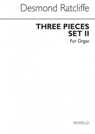 Desmond Ratcliffe, Three Pieces For - Set Two Orgel Buch