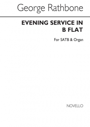 George Rathbone, Magnificat And Nunc Dimittis In B Flat SATB and Organ Chorpartitur