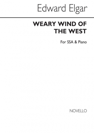 Edward Elgar, Weary wind of the west SSA Chorpartitur