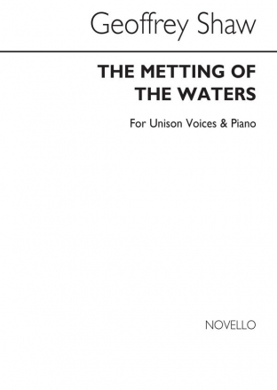 G. Shaw, The Meeting Of The Waters Vocal and Piano Chorpartitur