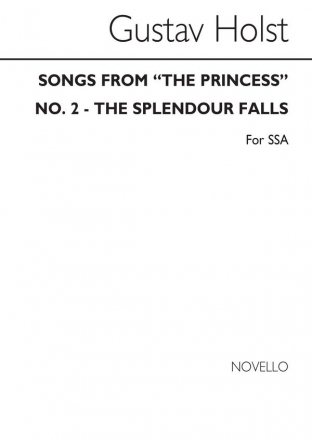 Gustav Holst, The Splendour Falls SSA Chorpartitur