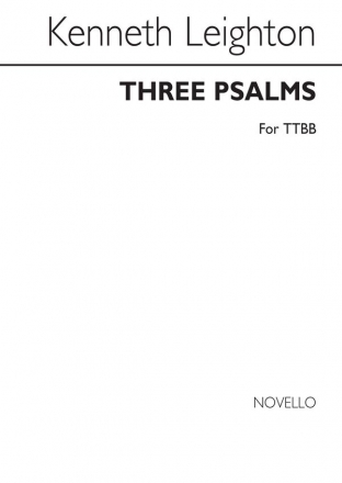 Kenneth Leighton, Three Psalms Op.54 Men's Voices Chorpartitur