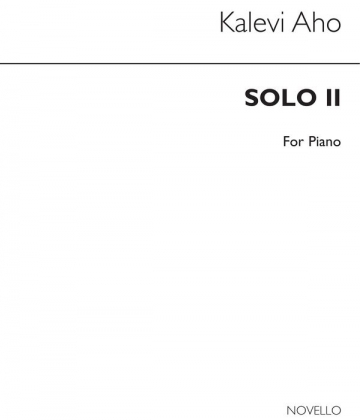 Kalevi Aho, Solo II (Piano) Klavier Buch