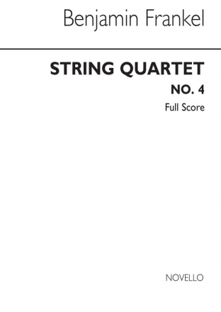 Benjamin Frankel, String Quartet No. 4 Streichquartett Buch