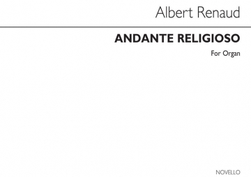 Albert Renaud, Andante Religioso (Nicou-Choron) - Orgel Buch