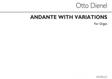 Otto Dienel, Andante With Variations Op36 Organ Orgel Buch